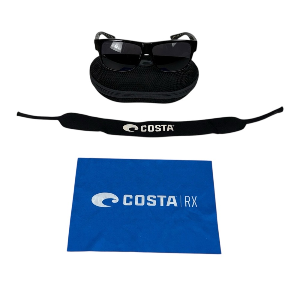 Costa Del Mar RX Prescription Sunglasses With Case Cause Black